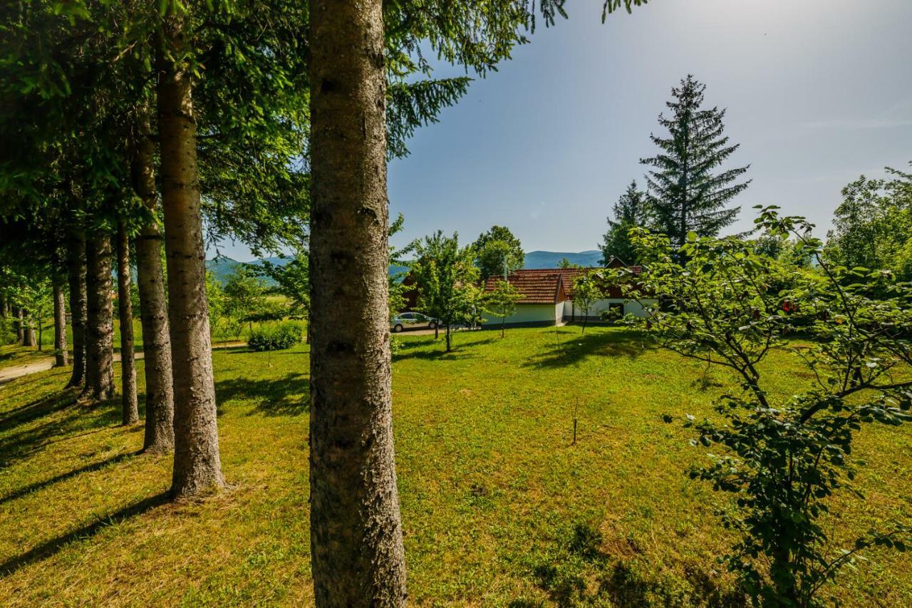 Beautiful Cottage With Heated Pool For 22 Ppl Plaški Eksteriør bilde