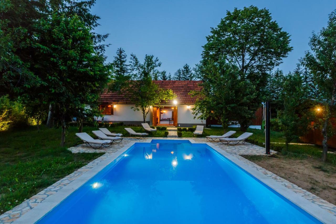 Beautiful Cottage With Heated Pool For 22 Ppl Plaški Eksteriør bilde